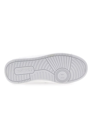 Weiße Sneakers mit silbernem Seitenlogo CHAMPION RD18 LOW G GS
