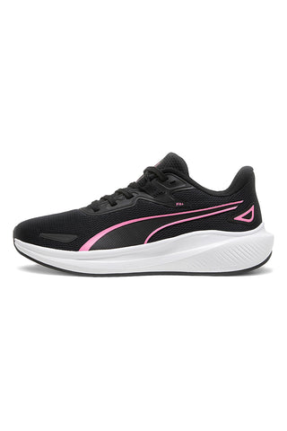 Puma – Skyrocket Lite – Schwarze Laufschuhe mit rosa Details