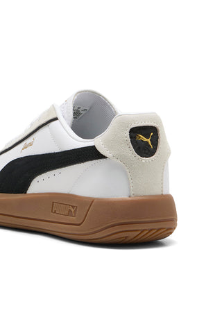 Sneakers Bianche con Suola a Contrasto Puma Club Klassika