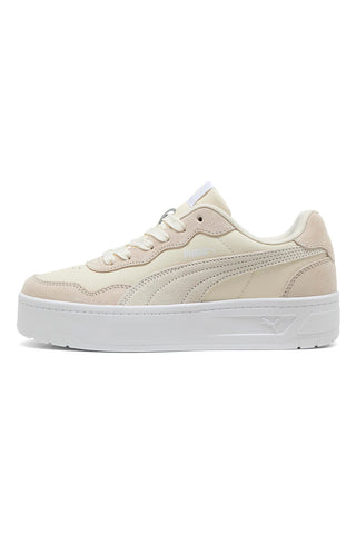 Beige Sneakers mit Plateau PUMA COURT LALLY SKYE SD