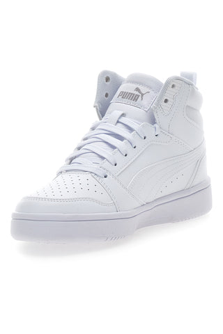 Sneakers Mid-Cut con Tomaia Traforata Puma REBOUND V6 MID JR Bianche