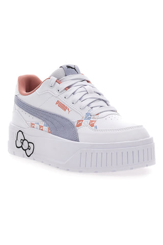 Sneakers Bianche con Dettagli Colorati Puma Karmen II Idol Hk&Fr Jr