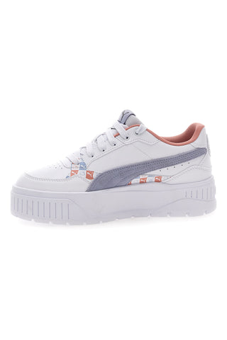 Sneakers Bianche con Dettagli Colorati Puma Karmen II Idol Hk&Fr Jr