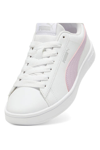 Sneakers Bianche con Banda Rosa Puma Rickie Classic JR