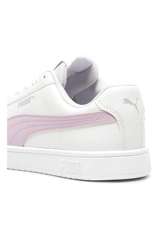 Puma Rickie Classic JR – Weiße Sneakers mit rosa Band