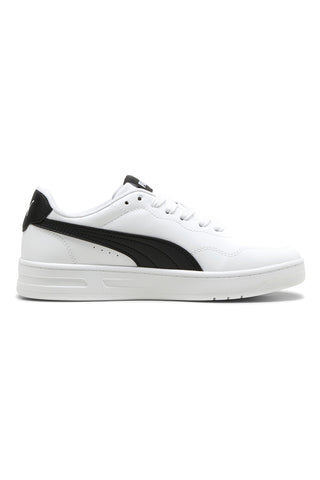 Weiße Sneakers mit schwarzen Streifen PUMA COURT LALLY JR