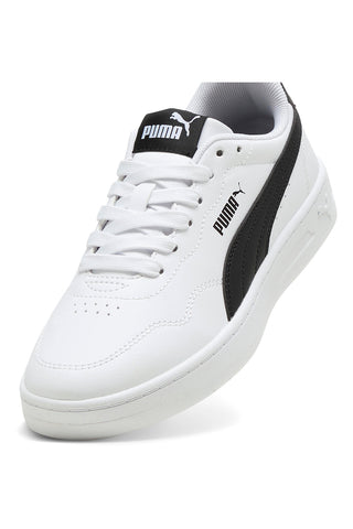 Weiße Sneakers mit schwarzen Streifen PUMA COURT LALLY JR