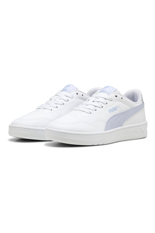 Weiße Sneakers mit blauen Streifen PUMA COURT LALLY JR