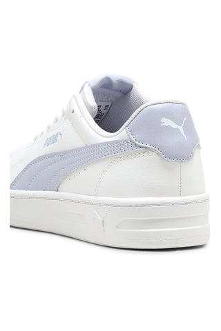 Weiße Sneakers mit blauen Streifen PUMA COURT LALLY JR