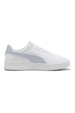 Weiße Sneakers mit blauen Streifen PUMA COURT LALLY JR