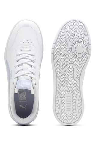 Weiße Sneakers mit blauen Streifen PUMA COURT LALLY JR