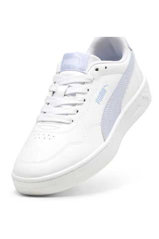 Weiße Sneakers mit blauen Streifen PUMA COURT LALLY JR