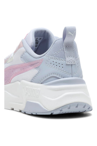 Sneakers Bianche con Dettagli Azzurri e Rosa PUMA Trinity Lite Blurry Dreams JR