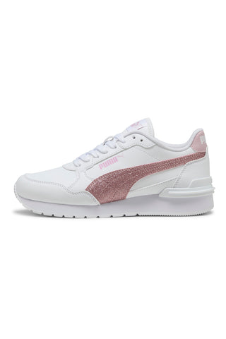 Puma ST Runner v4 SL Glitter Jr Weiße und Rosa Turnschuhe