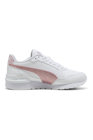 Sneakers Bianche e Rosa Puma ST Runner v4 SL Glitter Jr