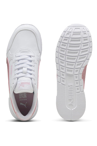 Sneakers Bianche e Rosa Puma ST Runner v4 SL Glitter Jr