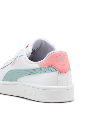 Sneakers Bianche e Azzurre Puma Smash 3.0 L Jr