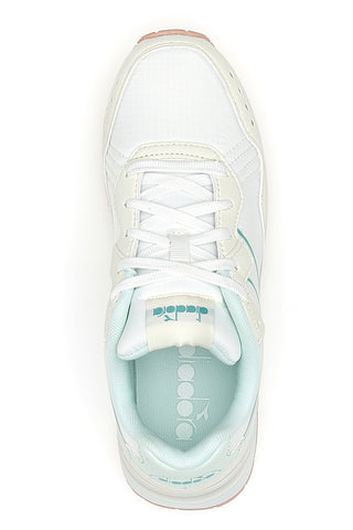 Sneakers Bianche Con Dettagli azzurri DIADORA Raven Wn