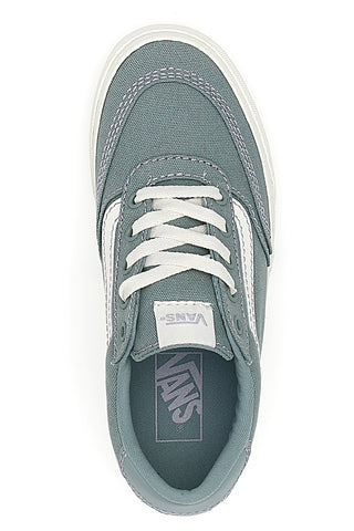 Sneakers Grigie Azzurre Con Lacci Vans Brooklyn