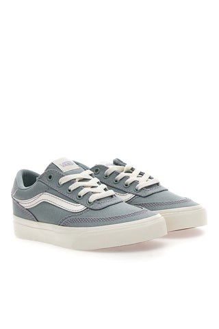 Sneakers Grigie Azzurre Con Lacci Vans Brooklyn