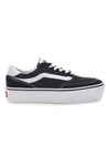 Vans – Brooklyn – Schwarze und weiße Schnürsneaker
