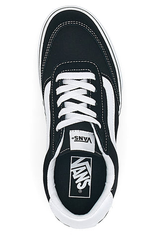 Vans – Brooklyn – Schwarze und weiße Schnürsneaker
