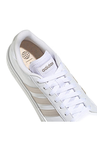 Weiße und goldene Sneaker Grand Court 2 Lifestyle Court