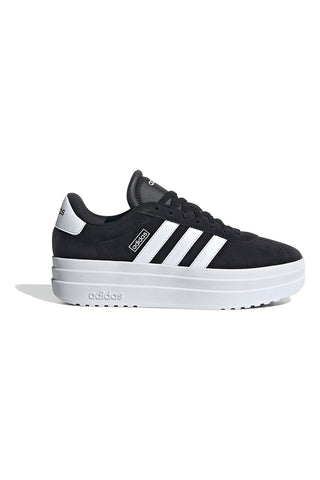 Adidas – VL Court Bold – Plateau-Sneaker in Schwarz und Weiß