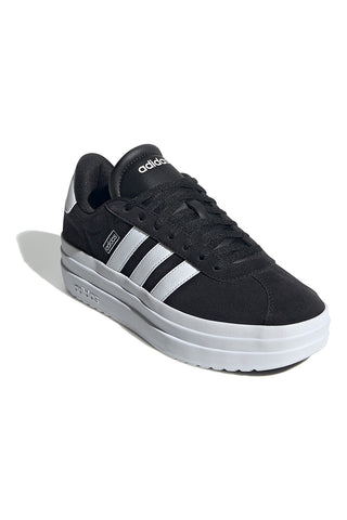 Adidas – VL Court Bold – Plateau-Sneaker in Schwarz und Weiß