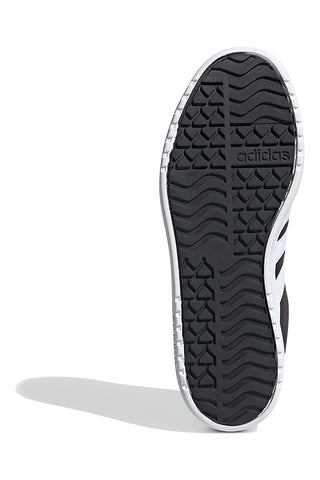 Adidas – VL Court Bold – Plateau-Sneaker in Schwarz und Weiß