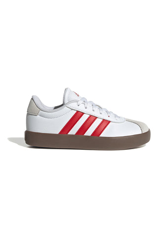 Adidas VL Court 3 Weiße und rote Sneakers
