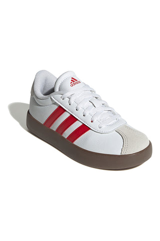 Adidas VL Court 3 Weiße und rote Sneakers