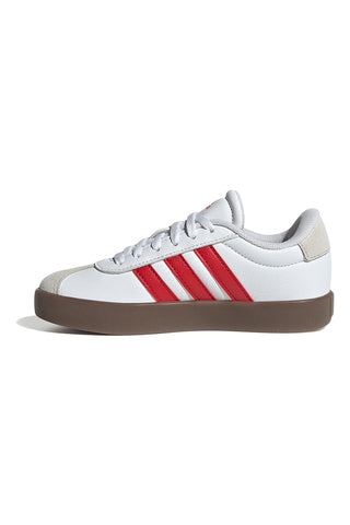 Adidas VL Court 3 Weiße und rote Sneakers