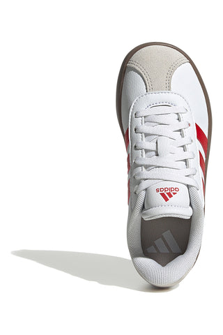 Adidas VL Court 3 Weiße und rote Sneakers