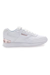 Weiße Sneakers mit rosa Reebok GLIDE RIPPLE CLIP-Details