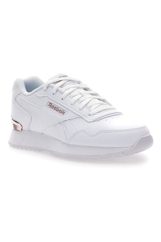Weiße Sneakers mit rosa Reebok GLIDE RIPPLE CLIP-Details
