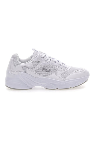 Weiße Sneakers mit FILA COLLENE-Plattform