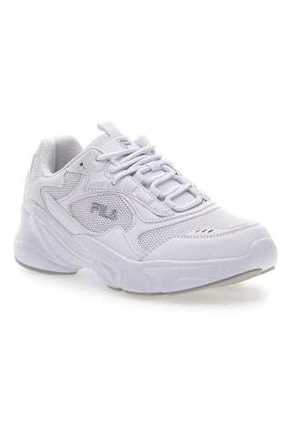 Weiße Sneakers mit FILA COLLENE-Plattform