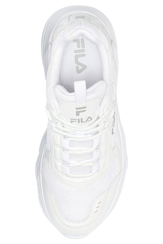 Weiße Sneakers mit FILA COLLENE-Plattform