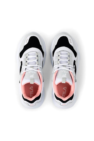 Weiße, schwarze und graue Sneakers mit Plateau FILA Collene CB