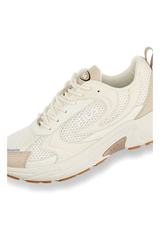 Beigefarbene Sneakers mit FILA KREATIX WMN Plateau