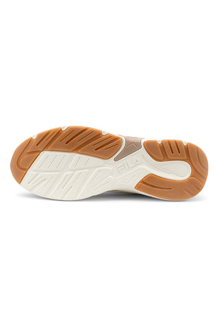 Beigefarbene Sneakers mit FILA KREATIX WMN Plateau