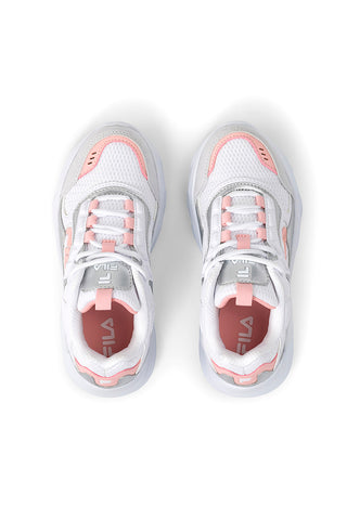 Weiße Sneakers mit grauen und rosa Details FILA COLLENE-LOGO