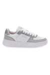 Weiße und graue Sneakers mit Glitzer und durchbrochenem Obermaterial JOMA C.CAVA LADY 2523
