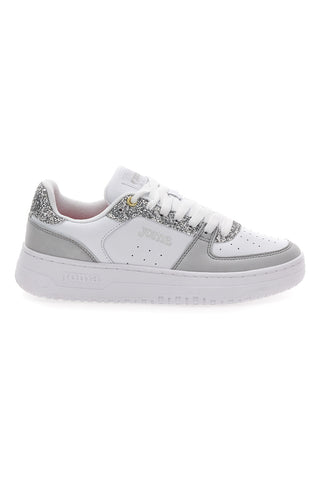 Sneakers Bianche e Grigie con Glitter e Tomaia Traforata JOMA C.CAVA LADY 2523