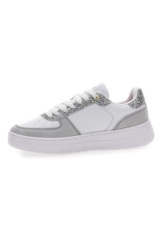 Weiße und graue Sneakers mit Glitzer und durchbrochenem Obermaterial JOMA C.CAVA LADY 2523