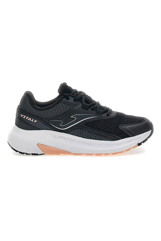 JOMA VITALY LADY 2525 Laufschuhe mit Mesh-Obermaterial, Schwarz und Weiß