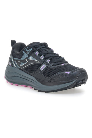 JOMA SHOCK LADY 2501 Trailrunning-Schuhe mit Obermaterial aus schwarzem Mesh