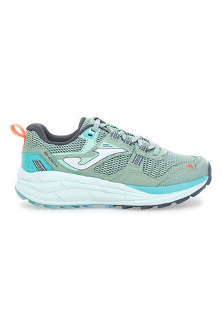 JOMA SHOCK LADY 2527 Aquagrüne Trailrunning-Schuhe mit Obermaterial aus Mesh