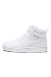 Total weiße Rebound V6 Mid Puma Jr High-Top-Sneaker